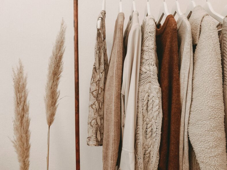 hanging clothes