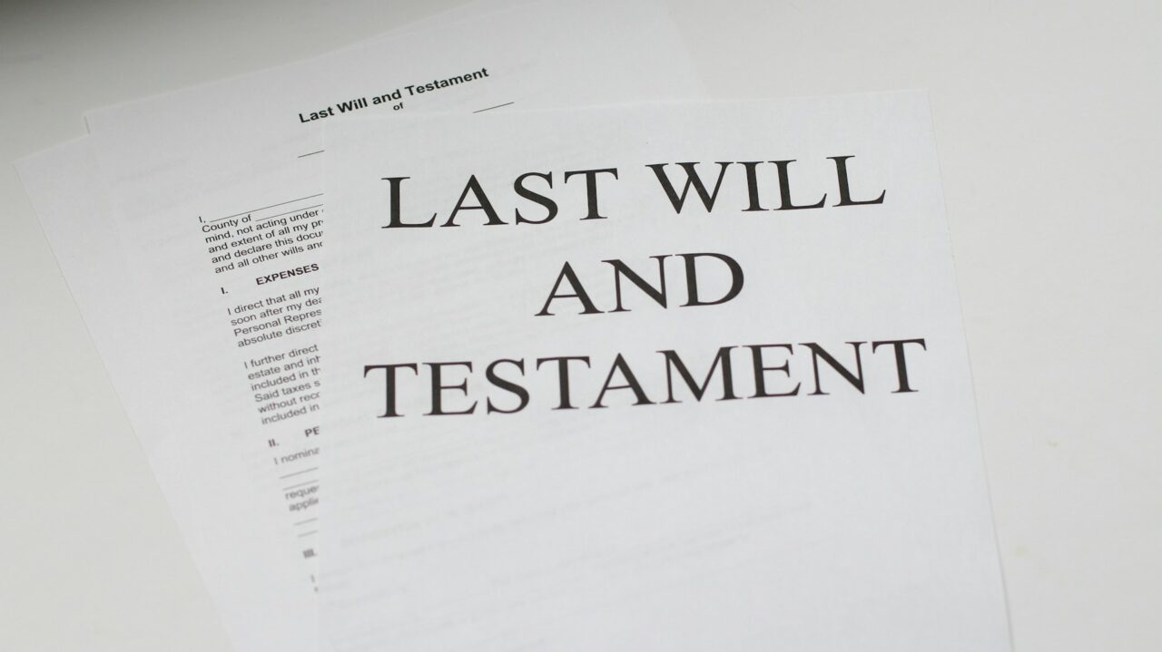 last will and testament / wealth transfer
