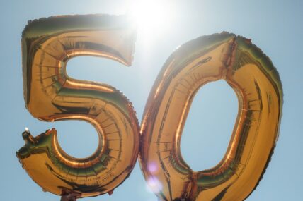 golden 50 balloons / retirement savings